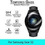 AnoKe Samsung Gear S2 Tempered Glass Front LCD Screen Protectors 9h Hardness 25d Rounded Edges 03mm Thickness for Samsung Gear S2