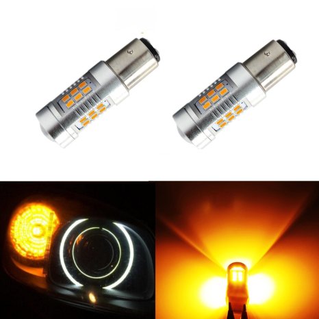 JDM ASTAR Extremely Bright PX Chipsets 1157 2057 2357 7528 LED Bulbs Amber YellowBrightest Turn Signal Bulb on the Market