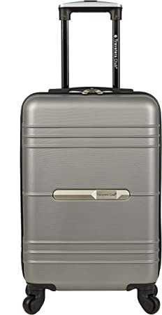 Travelers Club 20" Richmond Spinner Carry-On Luggage, Charcoal, Inch