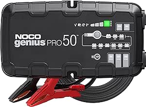 NOCO GENIUSPRO50, Chargeur de Batterie de Voiture 50A, Chargeur de Batterie 6V, 12V et 24V, Mainteneur de Batterie, Chargeur d'entretien et Désulfateur pour Batteries Auto, Camion, AGM, Gel et Lithium