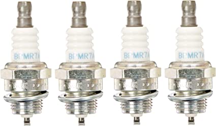 NGK (6703) BPMR7A SOLID Standard Spark Plug, Pack of 4