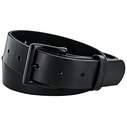 Hanks Everyday - "No Break" Thick Leather Belt - Mens Heavy Duty Belts- USA Made -100 Year Warranty
