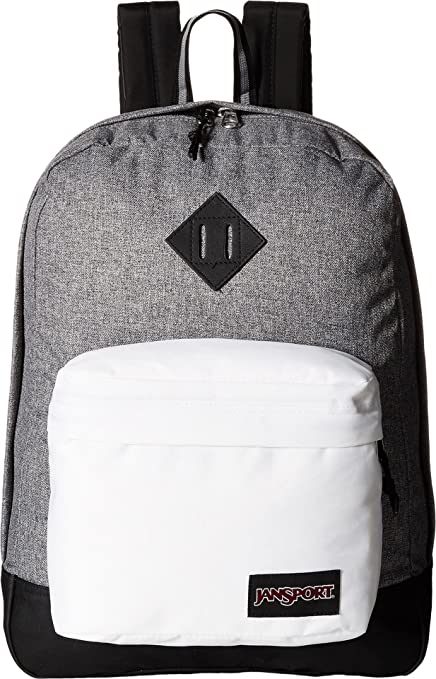 JANSPORT Super FX Backpack, Black/white