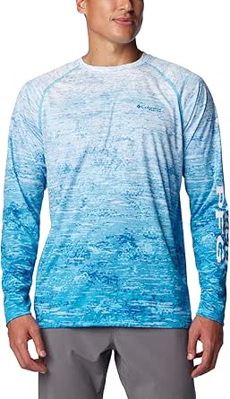 Columbia Men's Terminal Tackle PFG Triangle Long Sleeve Shirt