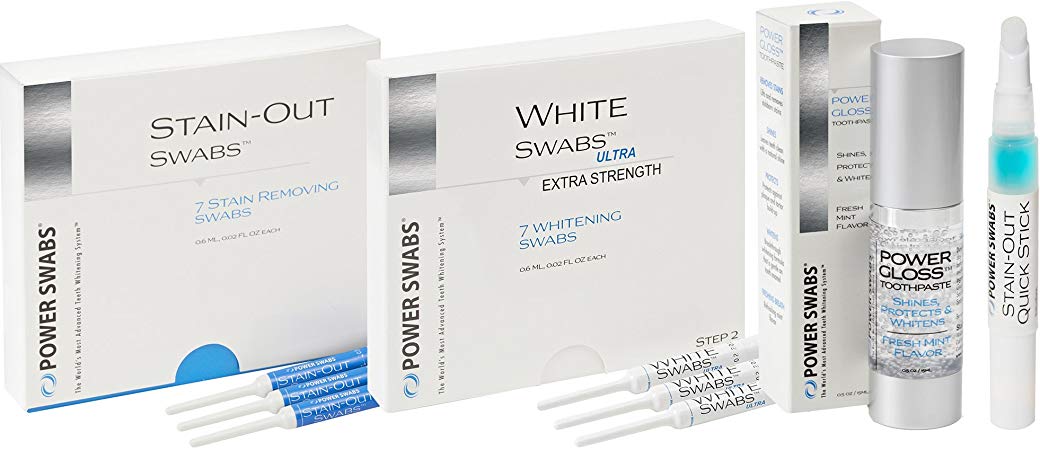 Power Swabs Ultimate 1-Month Intensive Teeth Whitening Kit