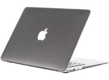Kuzy - AIR 11-inch GRAY/SMOKE Rubberized Hard Case Cover for Apple MacBook Air 11.6" (Models: A1370 and A1465) - GRAY