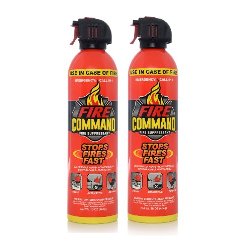 Fire Command Fire Suppressant - 16-Ounce (Pack of 2)