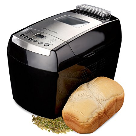 Andrew James Bread Maker In Black, Dual Blade, 13 Functions, 890 Watts