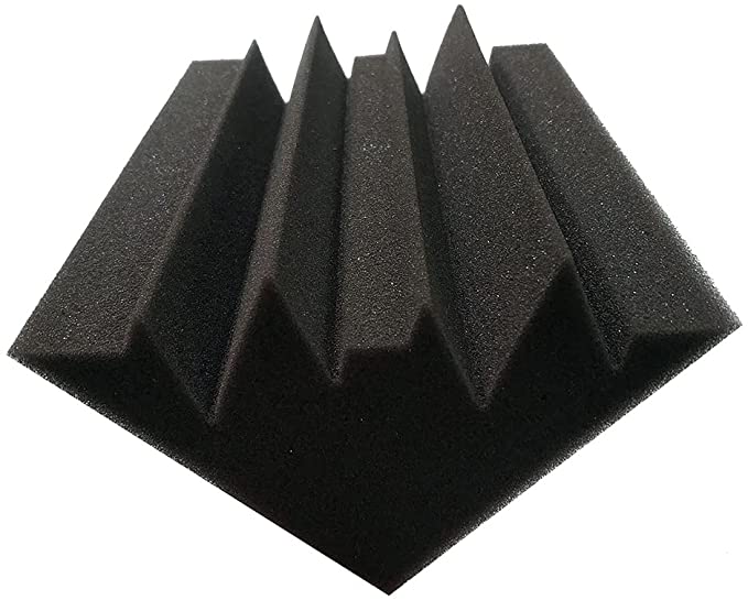 Acoustic Panels Bass Traps Soundproof Wall Panels Acoustic Foam Studio Foam Sound KTV Soundproof Foam Corner Block Finish Corner Wall in Studios Home Theater (12 Pack)