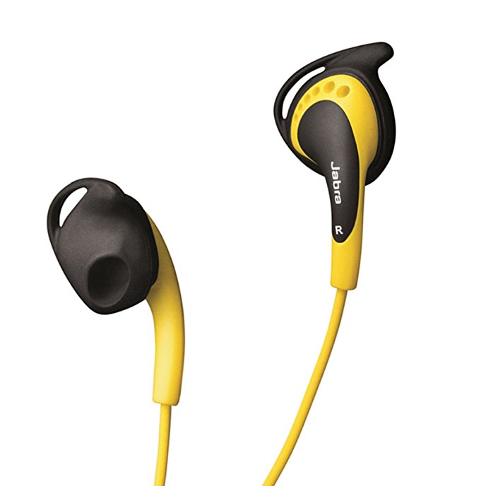 Jabra Active Corded Sports In-Ear Headphones with Mic/Remote - Yellow