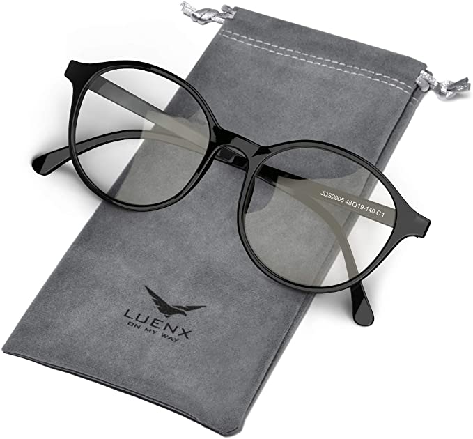 LUENX Blue Light Blocking Glasses For Women/Men - Protective Filter Glasses for Computer Gaming Anti Eyestrain