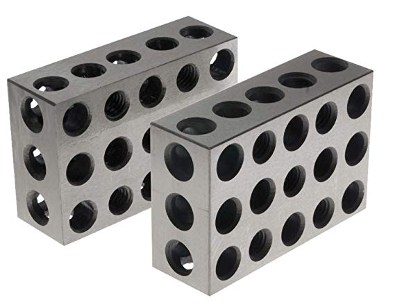BL-123 Pair of 1" x 2" x 3" Precision Steel 1-2-3 Blocks