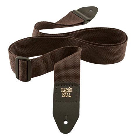 Ernie Ball Brown Polypro Guitar Guitar Strap