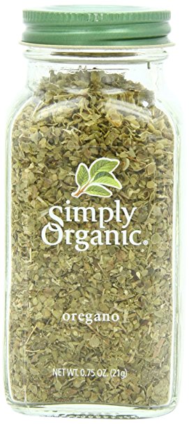 Simply Organic Oregano Leaf Cut & Sifted Certified Organic, .75-Ounce Container