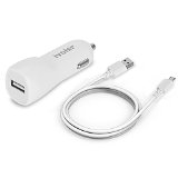 Galaxy S6  S6 EdgeS6 Edge Plus Quick Charge 20 18W USB Car Charger iVoler PowerDrive Adaptive Fast Turbo Rapid Port for Apple iPhone 66 PlusiPad Air 2mini 3 Samsung Galaxy Note 5 Samsung Galaxy S6  S6 Edge S6 Edge Plus Sony Xperia Z4 Google Nexus 6 Motorola Droid Turbo Moto X 2014 Samsung Galaxy Note 4Note Edge HTC One M8M9 LG G Flex2 Asus Zenfone 2 Sony Xperia Z3 Z2 Tablet and more FREE Extra Long 20AWG 65ft2m Micro USB Cord Cable White