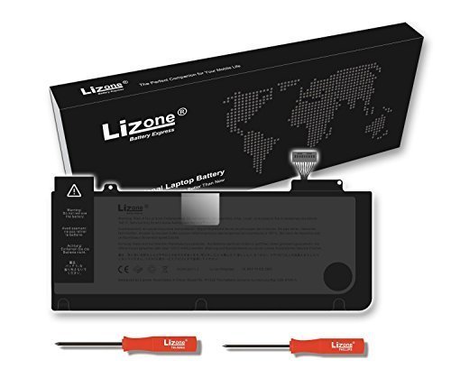 Lizone 655Wh Super Capacity MacBook Pro 133 A1322 020-6764-A 020-6765-A Laptop Battery for Apple MacBook Pro 133 Mid 2012 MacBookPro92 A1278 MD101A or MD102A Late 2011 MacBookPro 81 A1278 MD313A or MD314A Early 2011 MacBookPro81 A1278 MC700A or MC724A Mid 2010 MacBookPro71A1278 MC374A or MC375A Mid 2009 MacBookPro55 Aluminum Unibody A1278 MB990A or MB991A Laptop Battery -24 Months Warranty Super Capacity 1095V655Wh