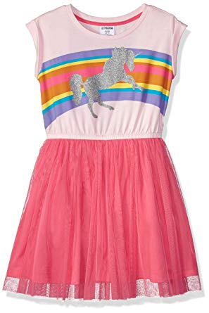 Amazon Brand - Spotted Zebra Girls' Toddler & Kids Knit Short-Sleeve Tutu Dress