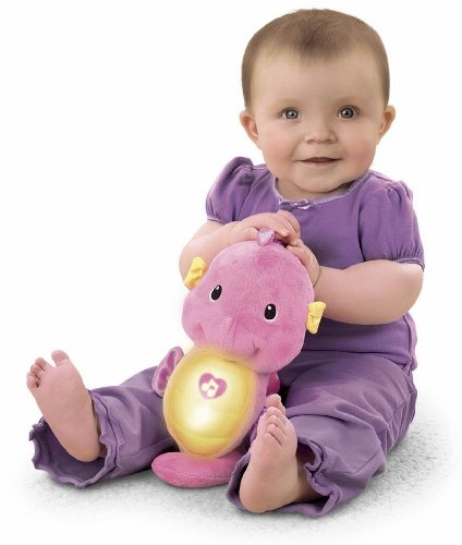 Fisher-Price Ocean Wonders Soothe and Glow Seahorse, Pink