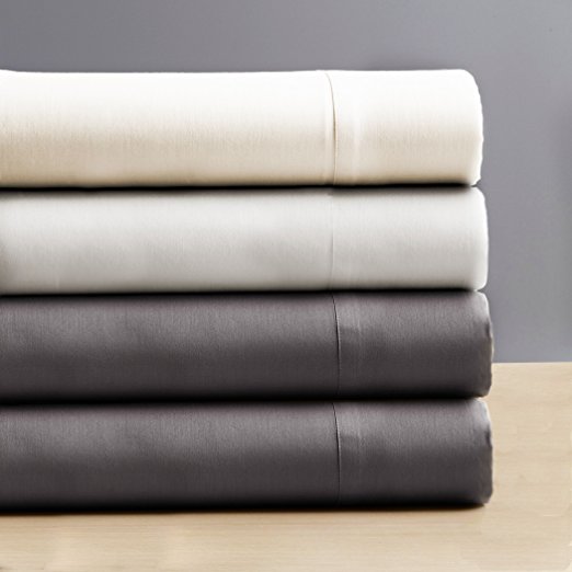 Bamboo Tranquility Supreme Quality Bamboo Sheet Set 100% Viscose Rayon - Hypoallergenic Bed Sheets (Cal King, Grey)