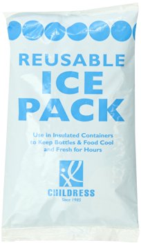 J.L. Childress Reusable Ice Packs, White, 2-Count