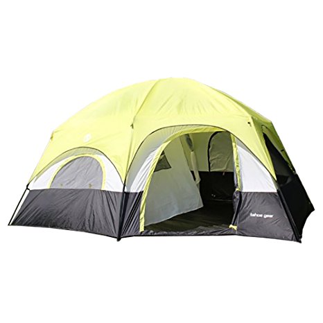 Tahoe Gear Coronado 12-Person Dome 3-Season Family Cabin Tent