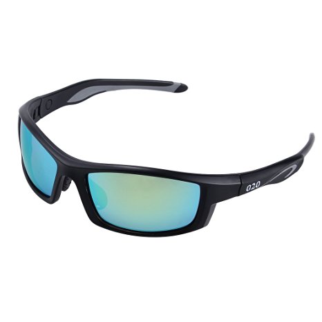 O2O Polarized Sports Sunglasses for Women Men Golf Running Fishing Durable Frame