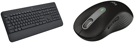 Logitech Signature K650 Comfort Full-Size Wireless Keyboard - Graphite   Logitech Signature M650 Medium Sized Wireless Mouse - Black