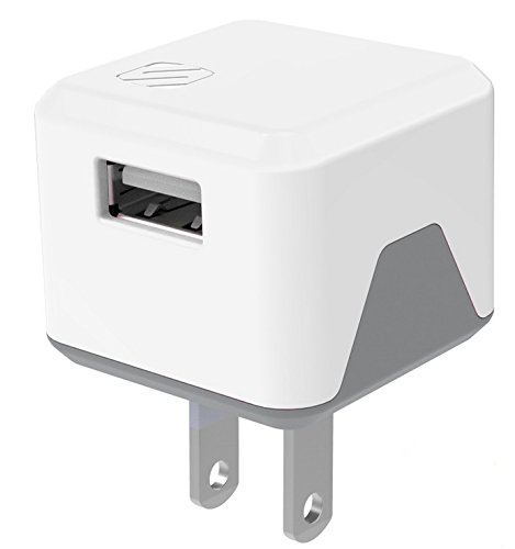 Scosche Single USB Wall Charger - Retail Packaging - White