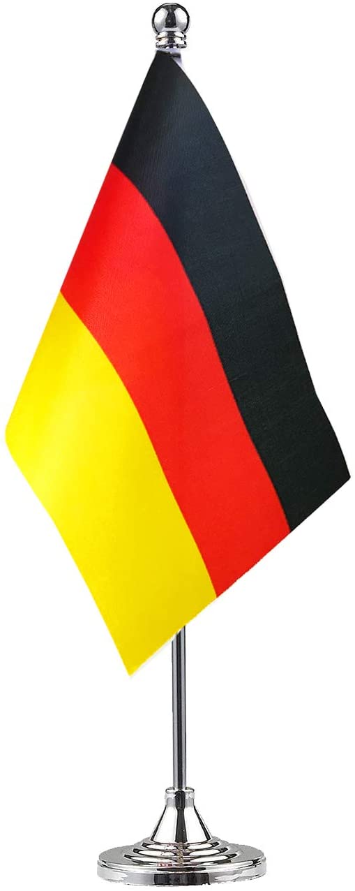 GentleGirl Germany Flag German Flag Table Flag,Desk Flag,Office Flag,International World Country Flags Banners,Festival Events Celebration,Office Decoration,Desk,Home Decoration