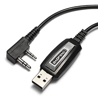 BAOFENG USB Programming Cable Two-Way Portable. for UV-5R 5RPlus, BF-888S BF-888S EX, 5RX3, 3RPlus, H777, BF-F8HP, 5RA, 5RE, with CD-ROM and Operating Instructions