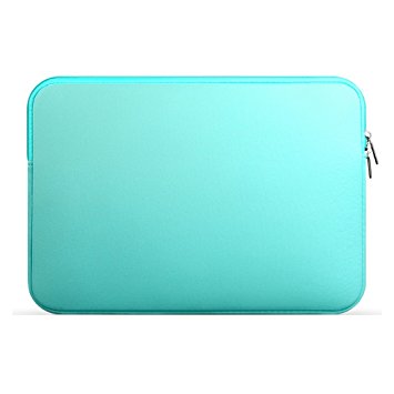 RAINYEAR 14" Protective Water Resistant Neoprene Notebook Laptop Sleeve Case Slim Padded Sleeve Bag for Dell/Lenovo/Asus/Acer/Belkin/Samsung Computers(Water Blue)