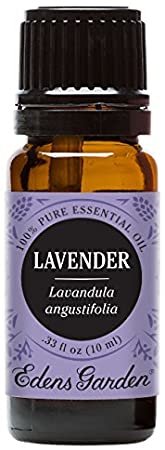 Edens Garden Lavender Essential Oil. 100% Pure, Undiluted, Therapeutic Grade. 10 ml (1/3 oz)