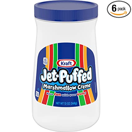 Jet-Puffed Marshmallow Creme Spread (13 oz Jars, Pack of 6)