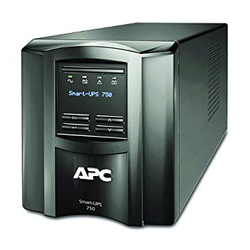 APC UPS 750VA Smart-UPS with SmartConnect, Pure Sinewave UPS Battery Backup, Uninterruptible Power Supply (SMT750C)