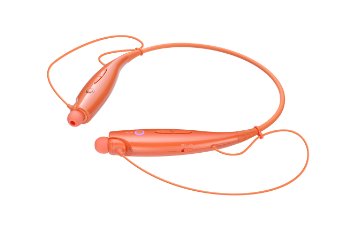 LG Electronics Tone  HBS-730 Bluetooth Headset - Retail Packaging - Orange