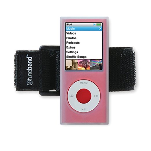 TuneBand for iPod nano 4th Generation (Model A1285, No Rear Camera), Premium Armband, Compatible with Nike iPod, CLEAR