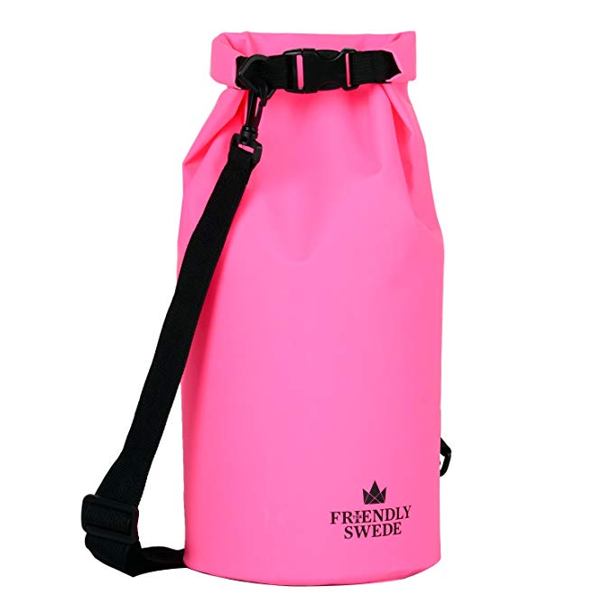 The Friendly Swede Dry Bags, Compact and Lightweight - size range 2-&gt;20L, in Waterproof 500D PVC Tarpaulin