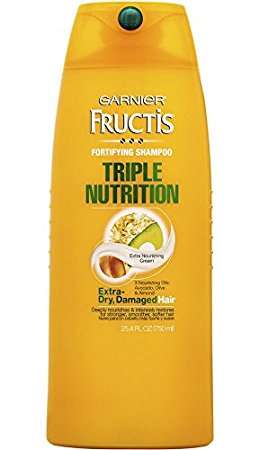 Garnier Fructis Shampoo, Fortifying, Triple Nutrition, 13 oz.