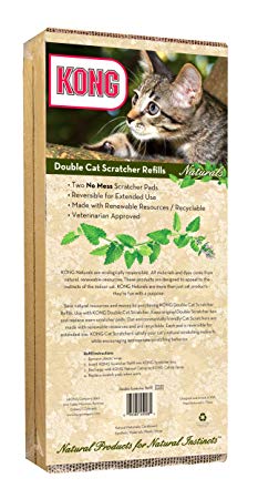 KONG Naturals Double Scratcher Refills Cat Toy, 2/pack