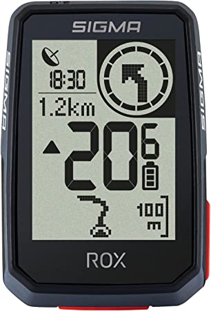 Sigma Sport ROX 2.0 Black Top Mount Set | Bike computer wireless GPS & navigation incl. OVERCLAMP BUTLER | Outdoor GPS navigation for pure riding pleasure