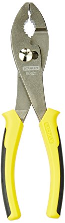 Stanley 84-026 Bi-Material Slip Joint Pliers, 8-Inch