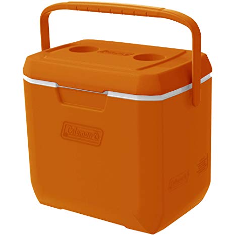 Coleman 28-Quart Xtreme 3 Cooler Holds 36 Cans (Orange, 28 Quart)