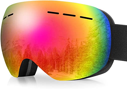 arteesol Ski Goggles, UV Protection Ski Sunglasses Anti-Fog Snow Goggles