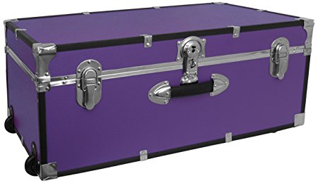 Seward Trunk SWD6113-26 30-Inch Footlocker with Wheels, Purple, One Size