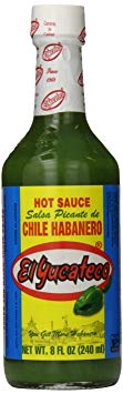 El Yucateco Salsa Picante Verde de Chile Habanero, 8 Ounce