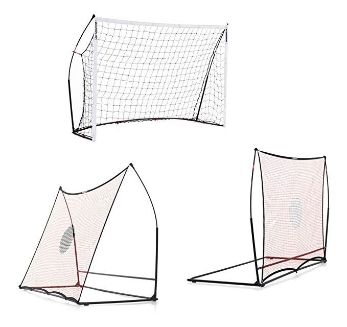 QUICKPLAY Elite Combo 3 in 1 - Portable Football Goal, Rebounder and Free Kick Wall