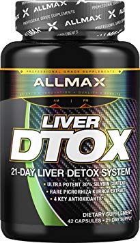 ALLMAX Nutrition Liver Dtox, 21-Day Liver Detox System, 42 Capsules