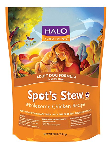 Halo Spot's Stew Natural Dry Dog Food, Adult Dog