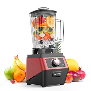 BESTEK 1400 Watts Commercial Blender with 2L BPA Free Pitcher, 3-Speed Control Programmed Settings Smoothie Maker-UL Certified