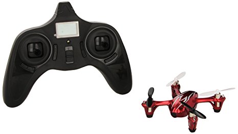 Hubsan 4 Channel 2.4GHz RC Quad Copter with Camera (Red/Silver)